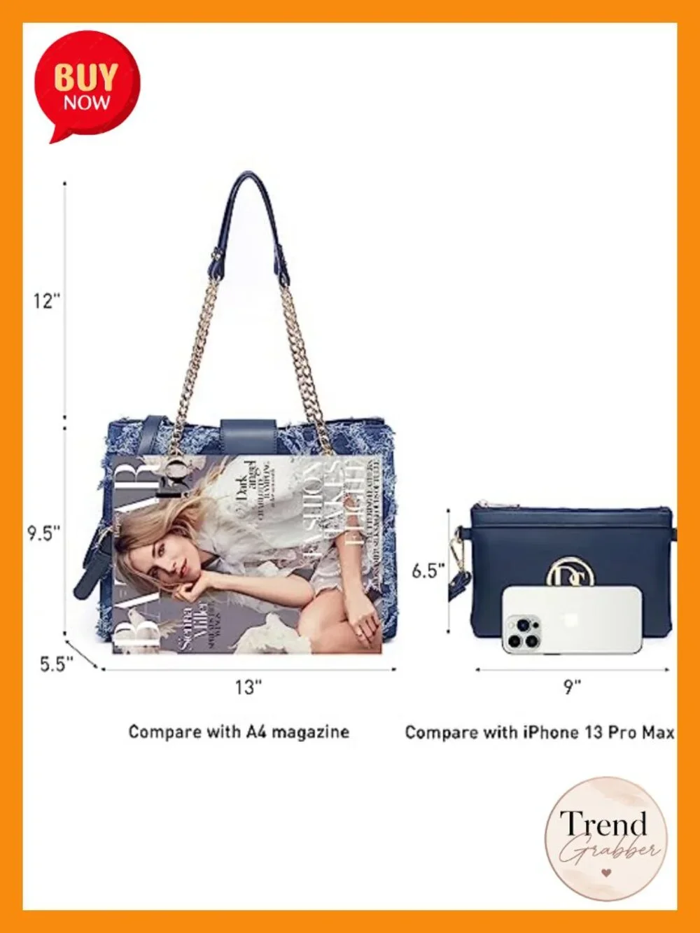 Vegan Leather Hobo Satchel Bag with Gold Hardware, Convertible Tote
